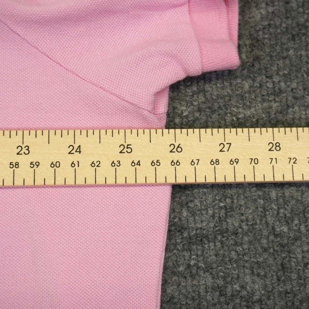Polo Ralph Lauren Polo Shirt Mens XXL Pink Custom Slim Fit Short Sleeve